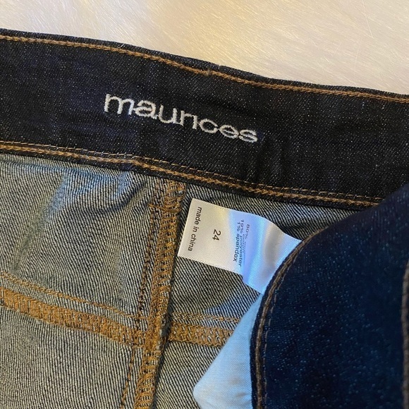 Maurices Jean Shorts Womens Size 24 Blue Denim - Picture 4 of 7